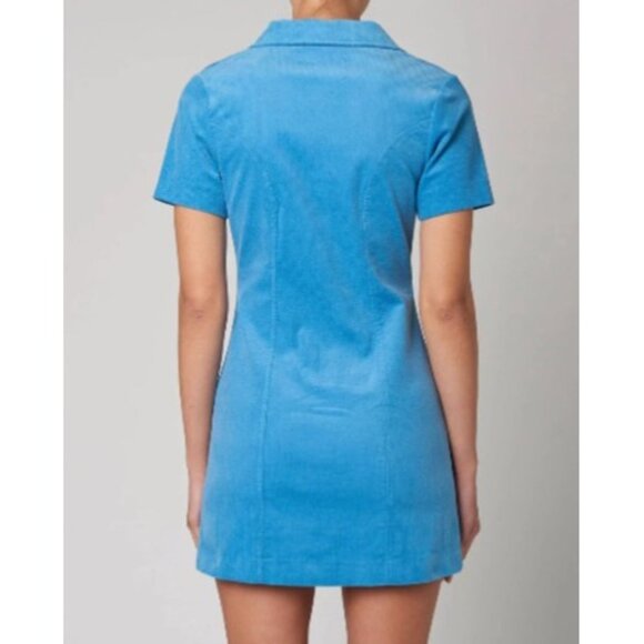Rolla's Francoise Stretch Corduroy Dress Cornflower Womens Size Medium 10 - Picture 5 of 9